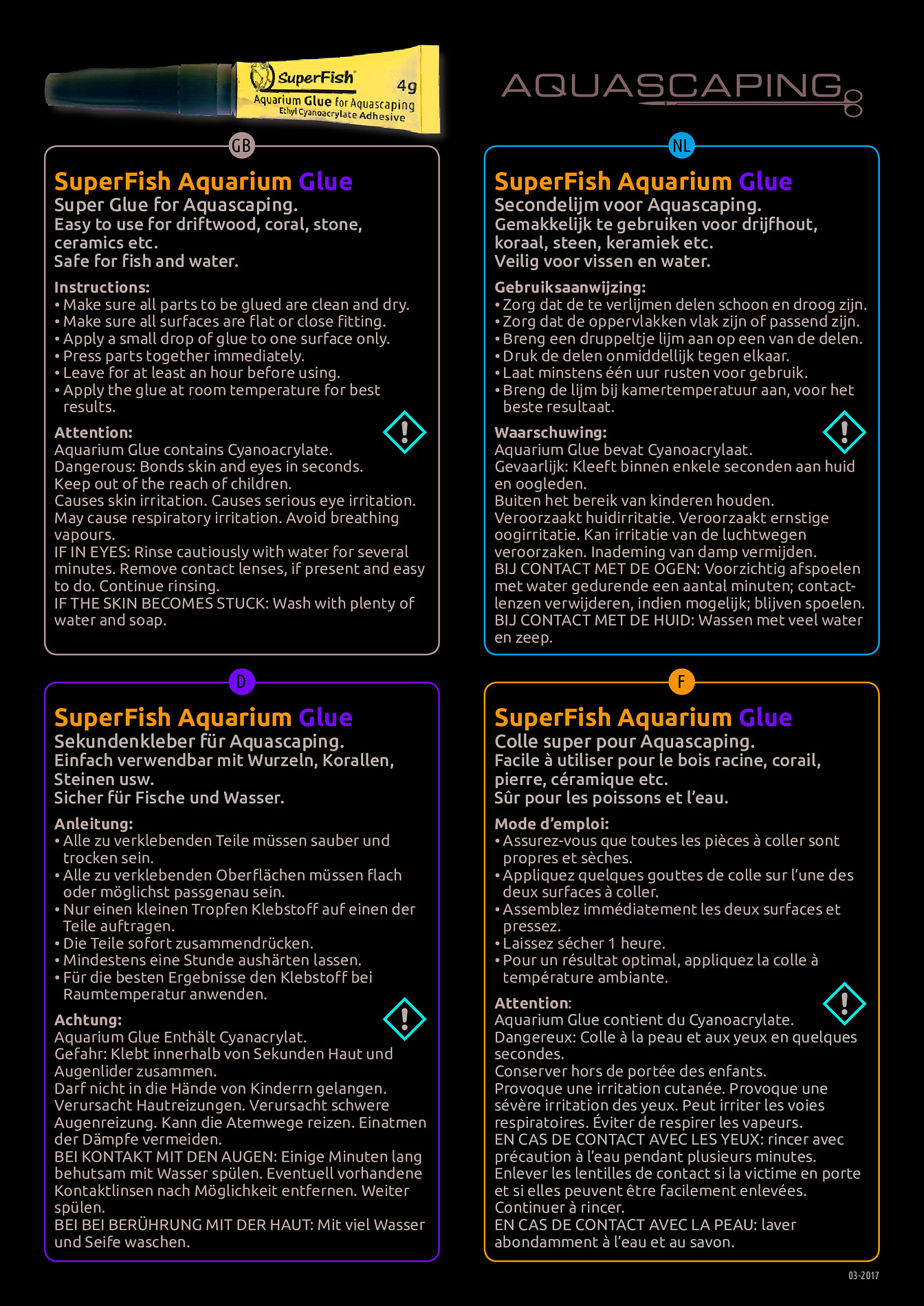 Aquarium Glue Manual 03-2017